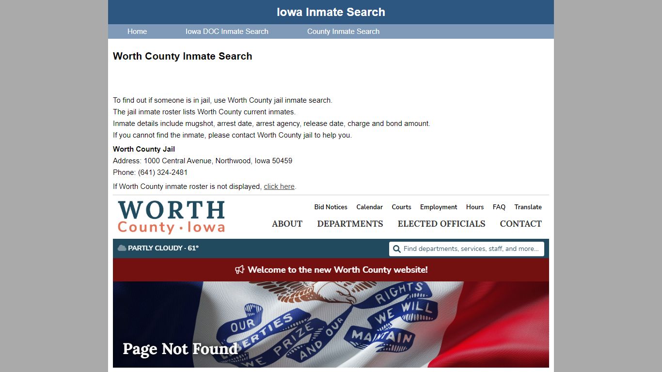 Worth County Inmate Search